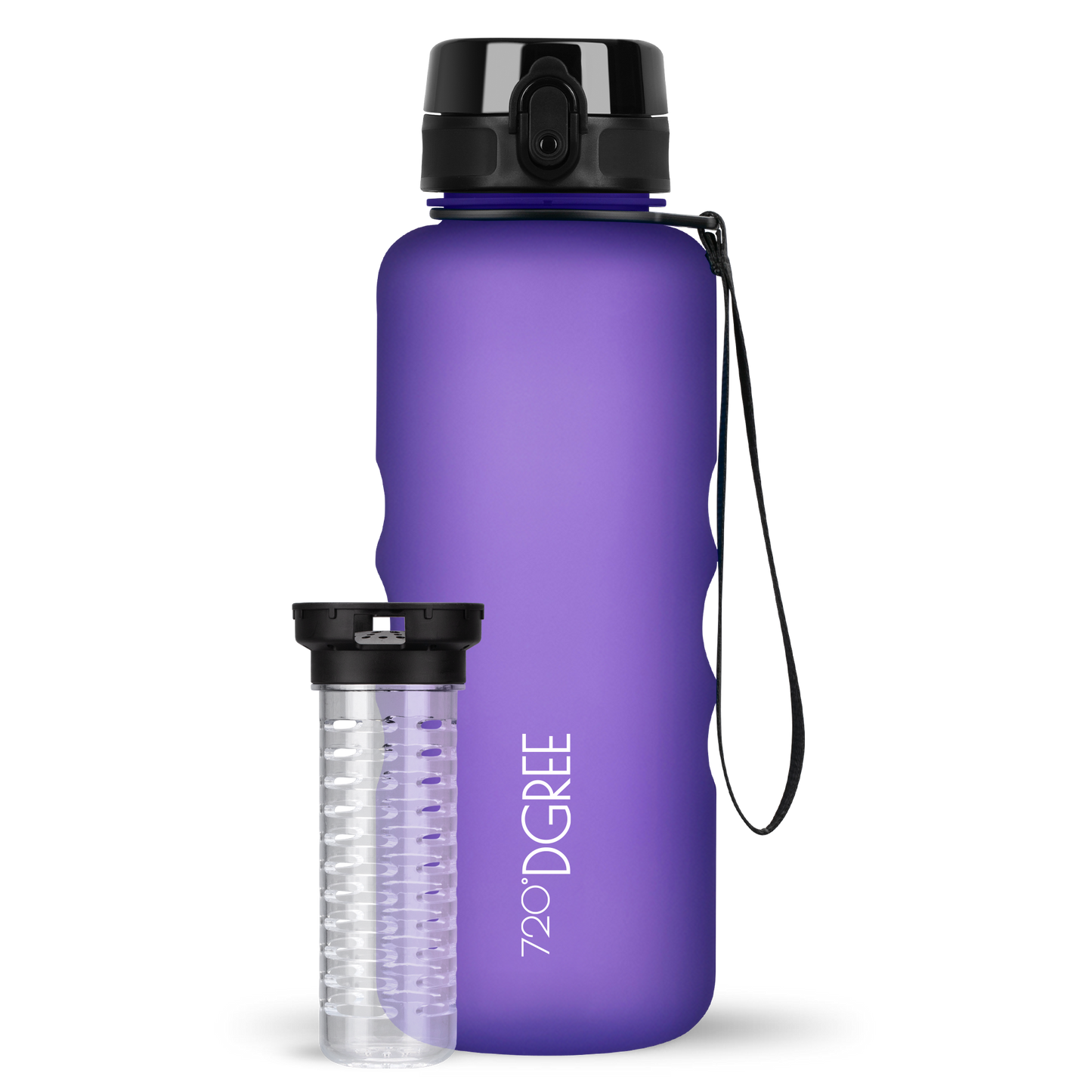 uberBottle Trinkflasche | softTouch Fruchtbehälter