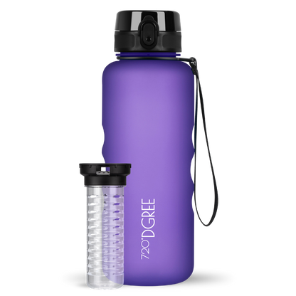 uberBottle Trinkflasche | softTouch Fruchtbehälter