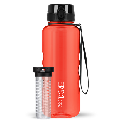 uberBottle Trinkflasche | crystalClear Fruchtbehälter