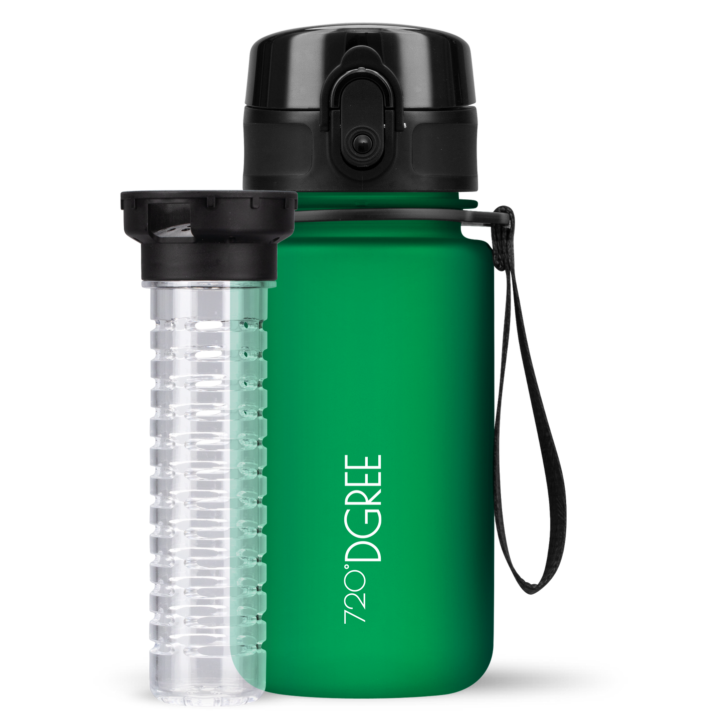 uberBottle Kids Trinkflasche | softTouch Fruchtbehälter - 350ml