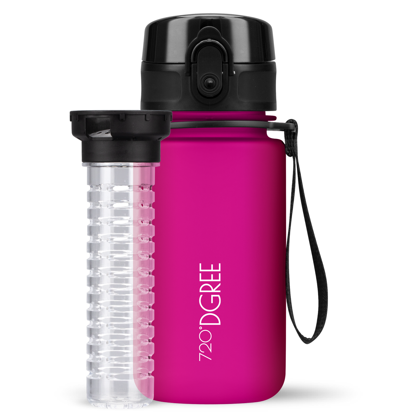 uberBottle Kids Trinkflasche | softTouch Fruchtbehälter - 350ml