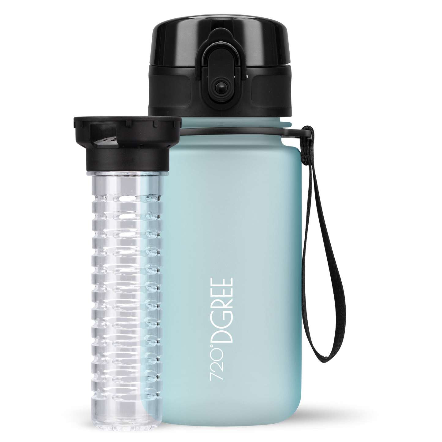 uberBottle Kids Trinkflasche | softTouch Fruchtbehälter - 350ml
