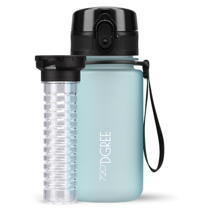 uberBottle Kids Trinkflasche | softTouch Fruchtbehälter - 350ml
