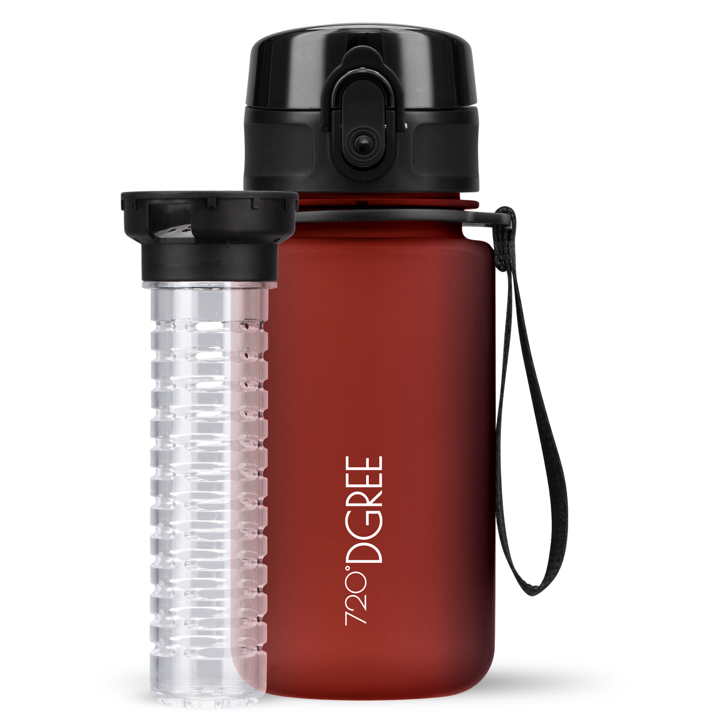 uberBottle Kids Trinkflasche | softTouch Fruchtbehälter - 350ml