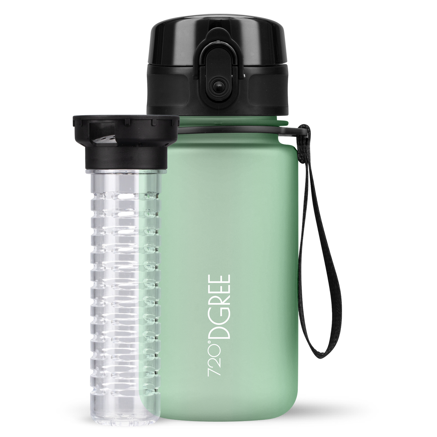 uberBottle Kids Trinkflasche | softTouch Fruchtbehälter - 350ml