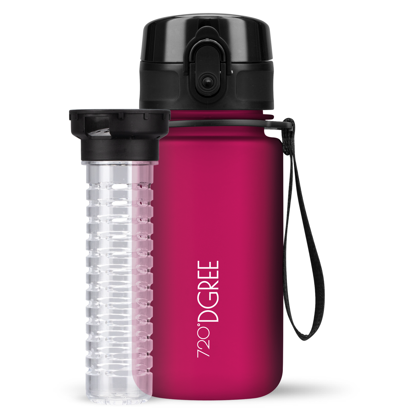 uberBottle Kids Trinkflasche | softTouch Fruchtbehälter - 350ml