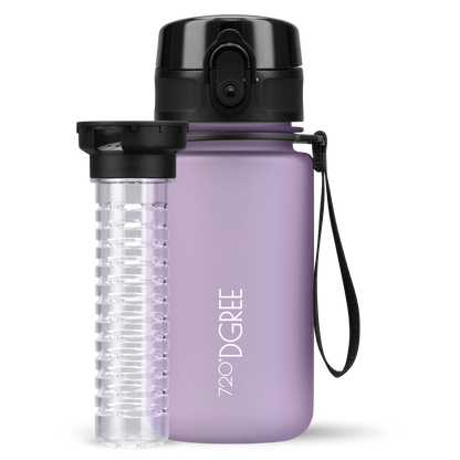 uberBottle Kids Trinkflasche | softTouch Fruchtbehälter - 350ml