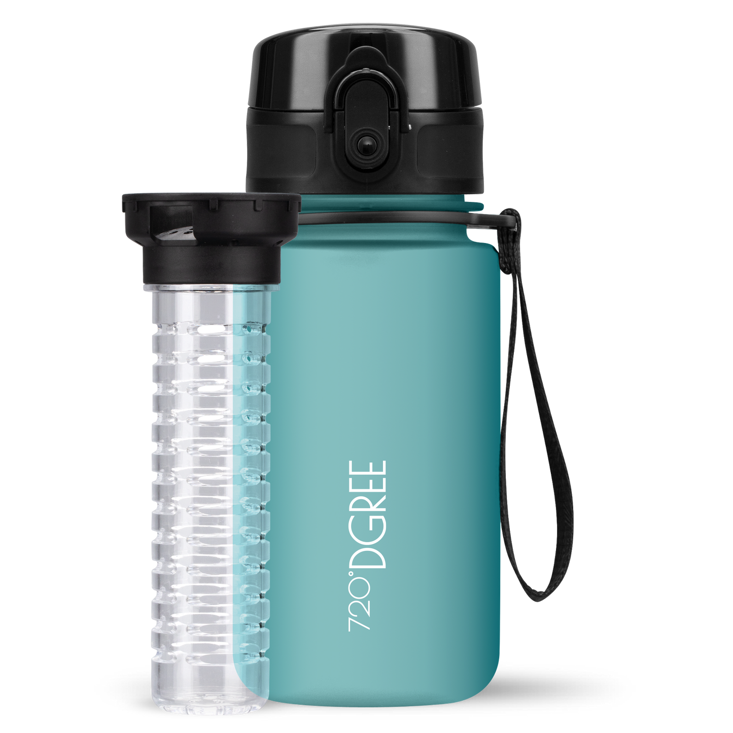 uberBottle Kids Trinkflasche | softTouch Fruchtbehälter - 350ml