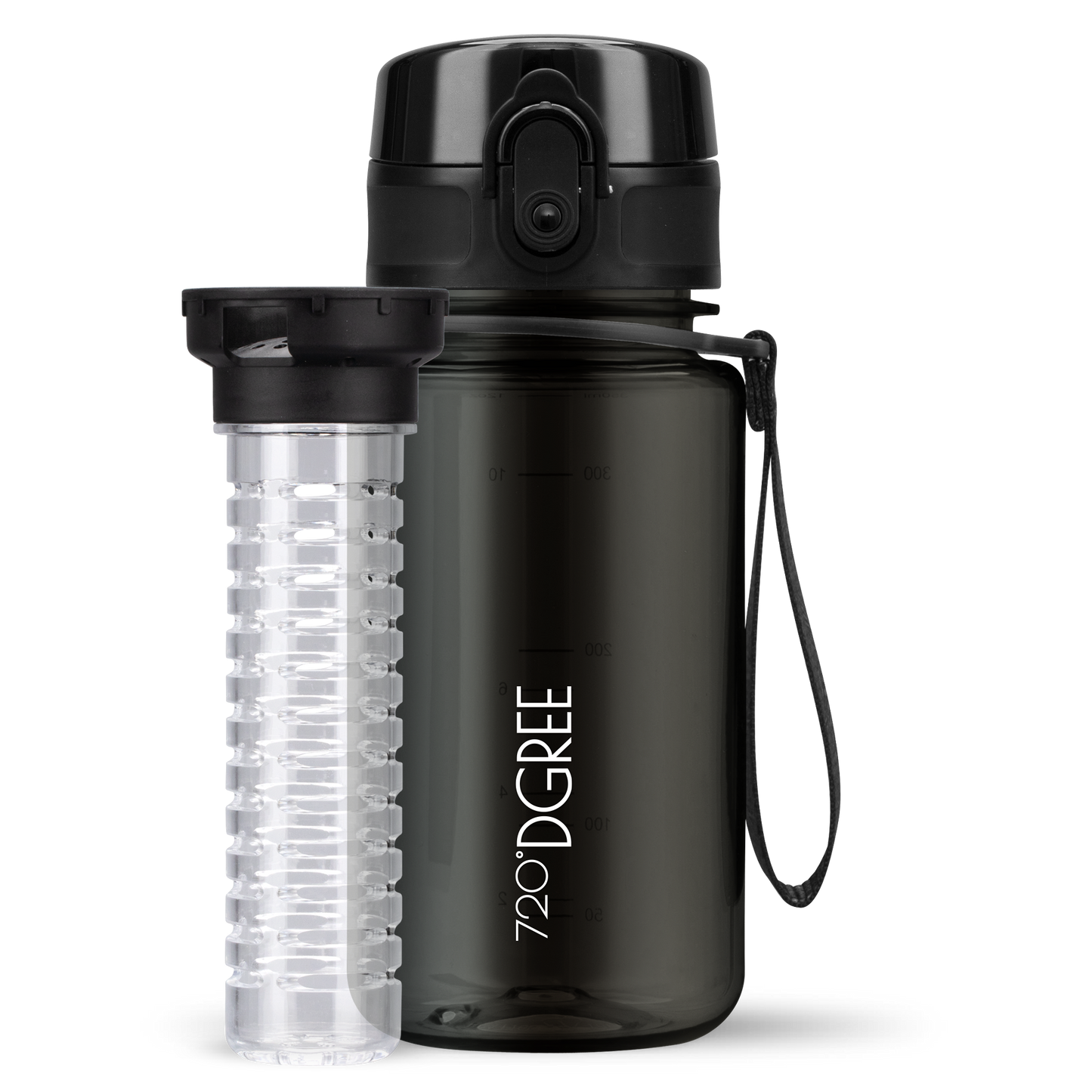 OUTLET uberBottle Trinkflasche | crystalClear Fruchtbehälter - 350ml