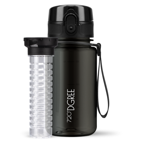 OUTLET uberBottle Trinkflasche | crystalClear Fruchtbehälter - 350ml