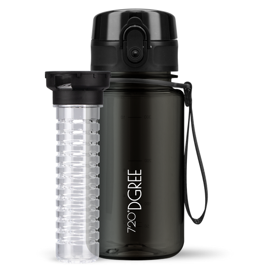 OUTLET uberBottle Trinkflasche | crystalClear Fruchtbehälter - 350ml