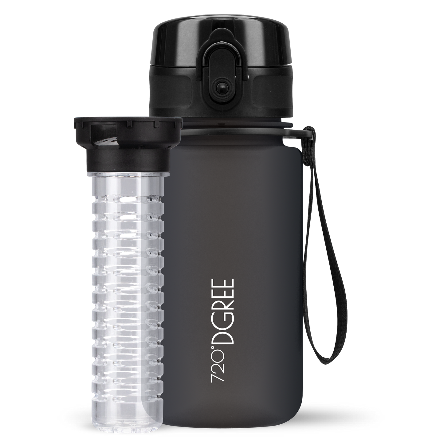 uberBottle Kids Trinkflasche | softTouch Fruchtbehälter - 350ml