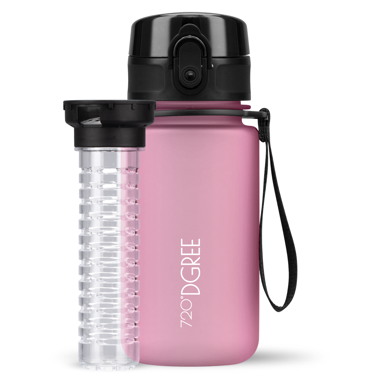 uberBottle Kids Trinkflasche | softTouch Fruchtbehälter - 350ml