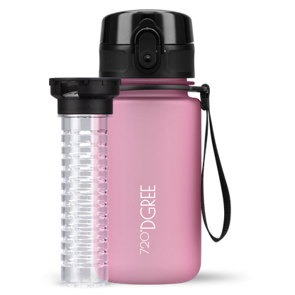 uberBottle Kids Trinkflasche | softTouch Fruchtbehälter - 350ml