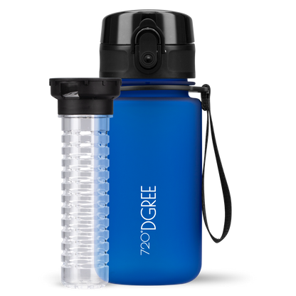 uberBottle Kids Trinkflasche | softTouch Fruchtbehälter - 350ml