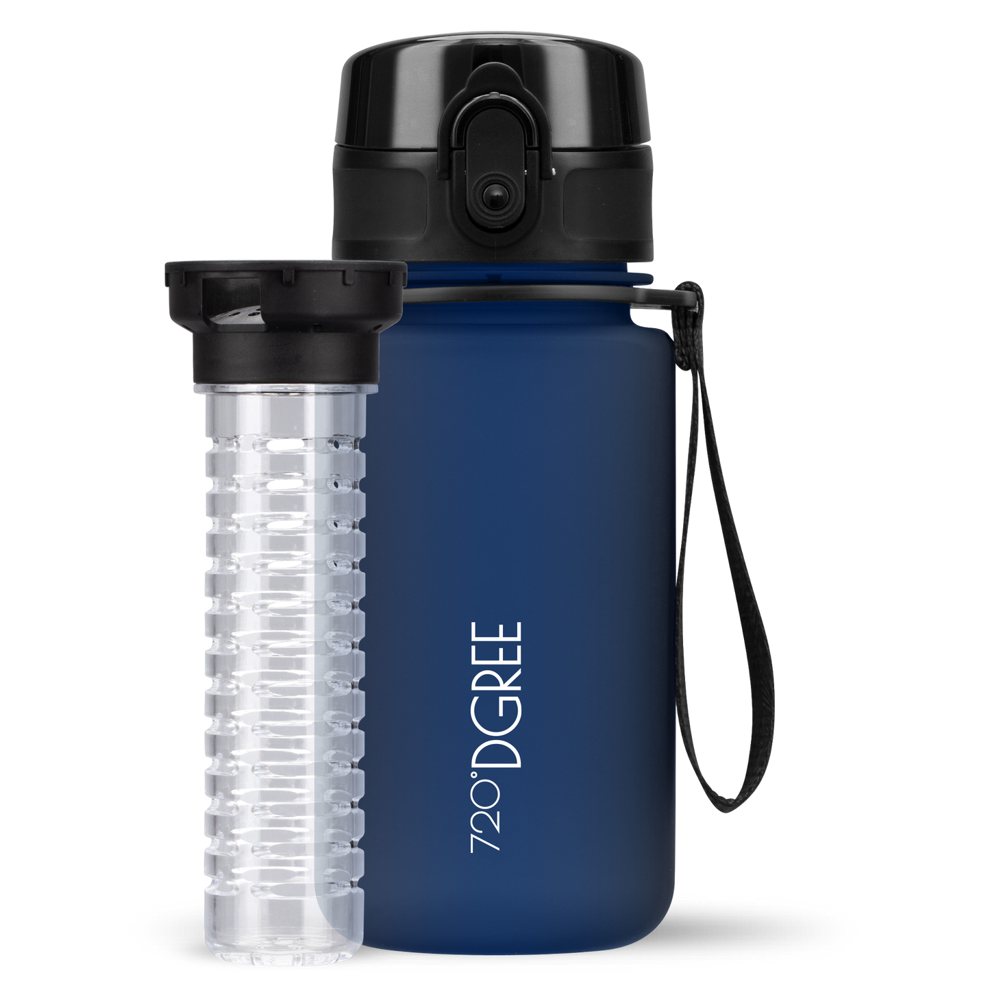 uberBottle Kids Trinkflasche | softTouch Fruchtbehälter - 350ml