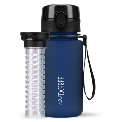 uberBottle Kids Trinkflasche | softTouch Fruchtbehälter - 350ml