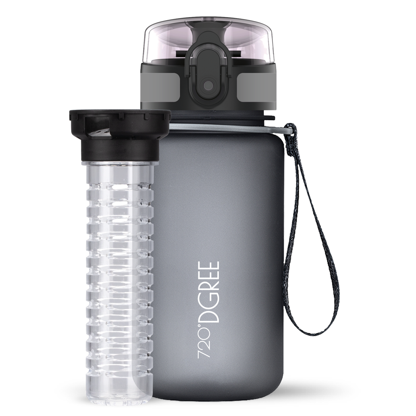 uberBottle Kids Trinkflasche | softTouch Fruchtbehälter - 350ml