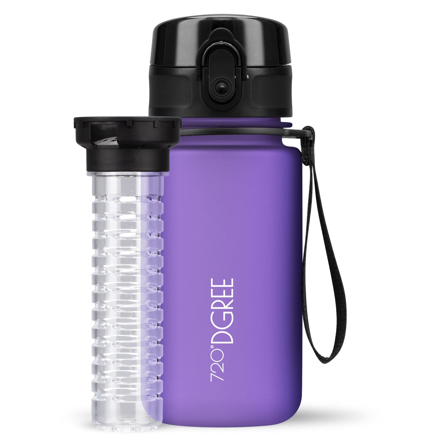 uberBottle Kids Trinkflasche | softTouch Fruchtbehälter - 350ml