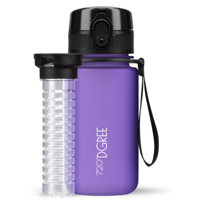 uberBottle Kids Trinkflasche | softTouch Fruchtbehälter - 350ml