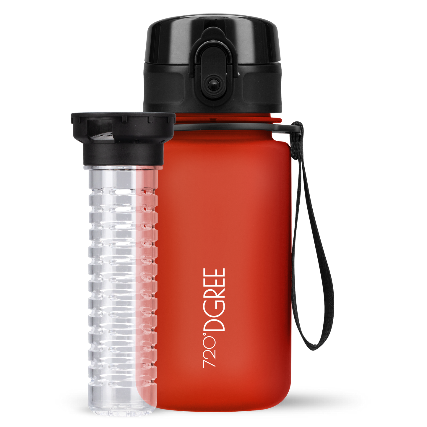uberBottle Kids Trinkflasche | softTouch Fruchtbehälter - 350ml