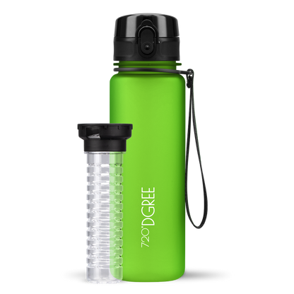 uberBottle Trinkflasche | softTouch Fruchtbehälter