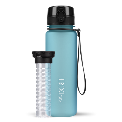 uberBottle Trinkflasche | softTouch Fruchtbehälter