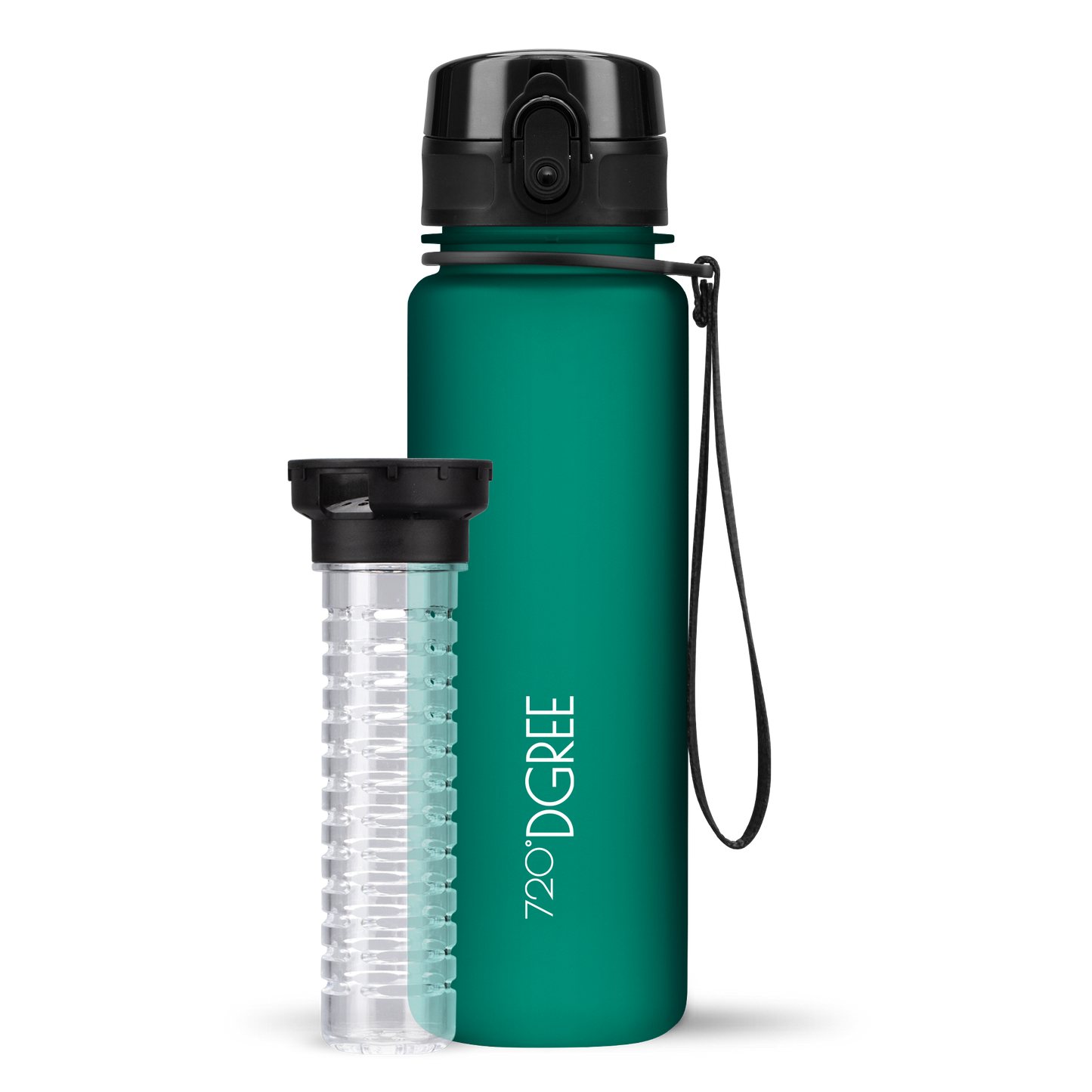 uberBottle Trinkflasche | softTouch Fruchtbehälter