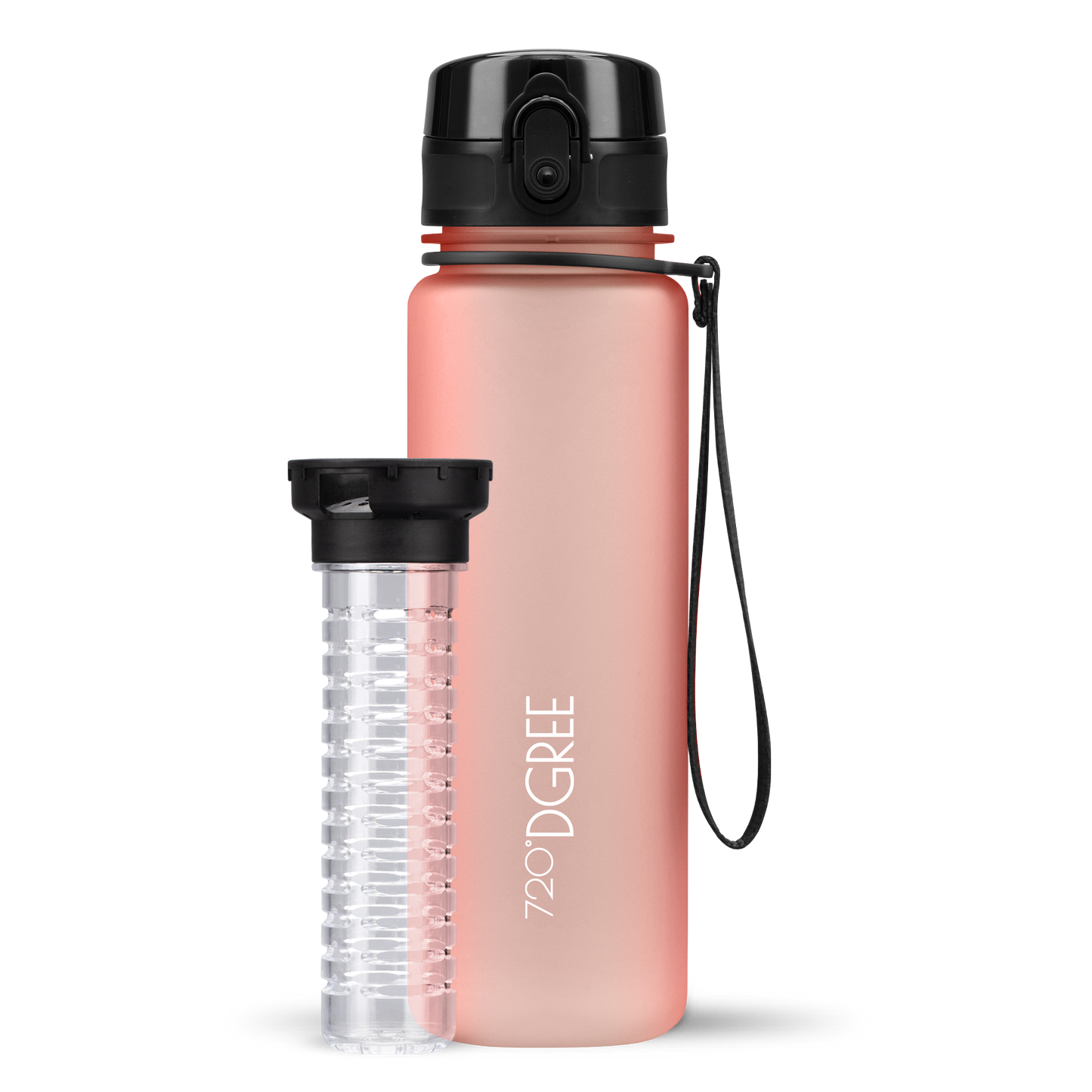 uberBottle Trinkflasche | softTouch Fruchtbehälter