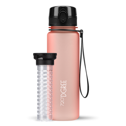 uberBottle Trinkflasche | softTouch Fruchtbehälter