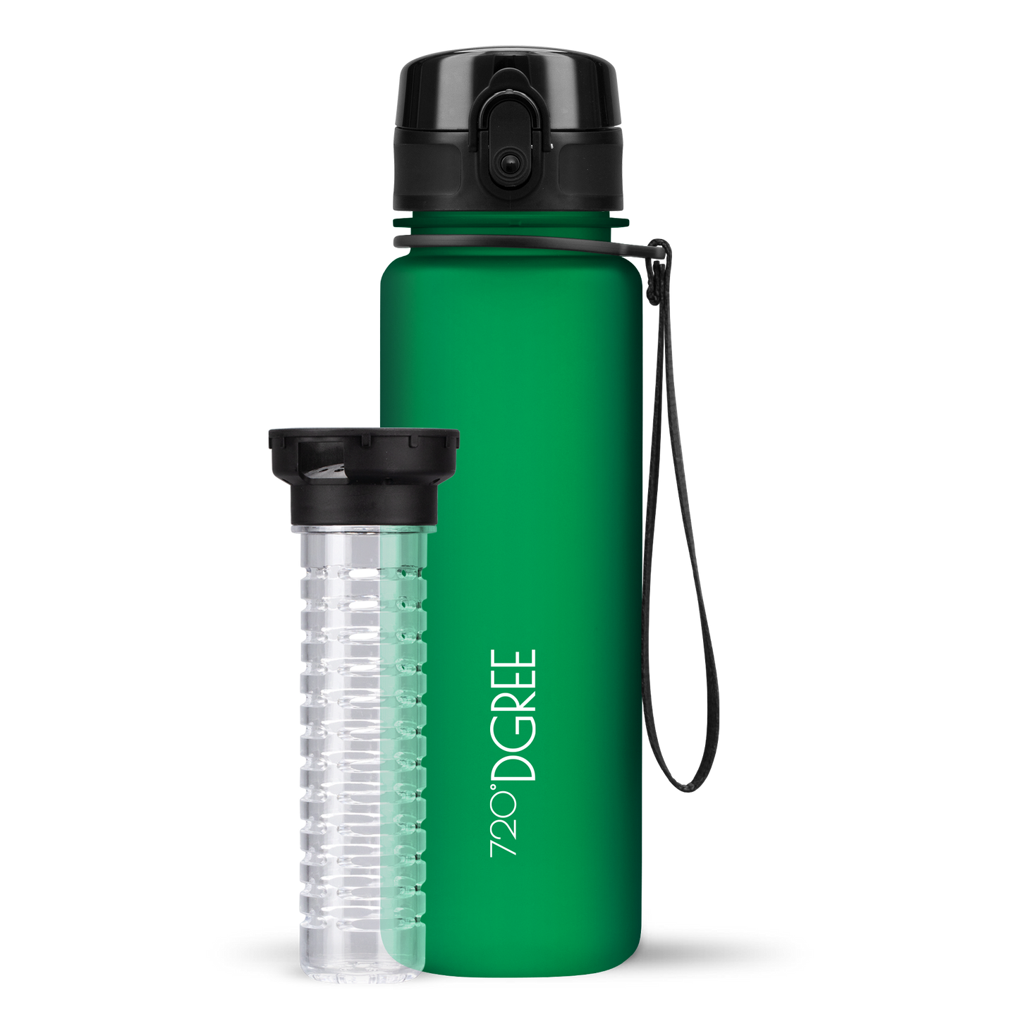 uberBottle Trinkflasche | softTouch Fruchtbehälter
