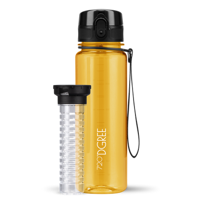 uberBottle Trinkflasche | crystalClear Fruchtbehälter