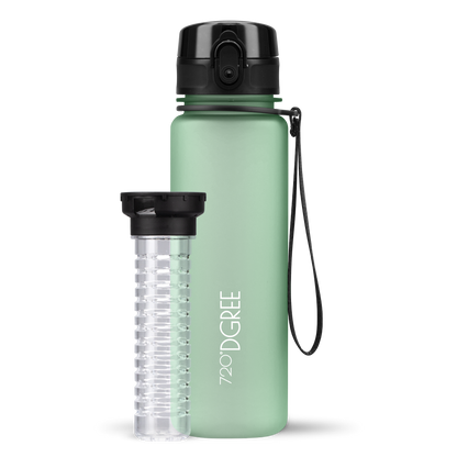 uberBottle Trinkflasche | softTouch Fruchtbehälter