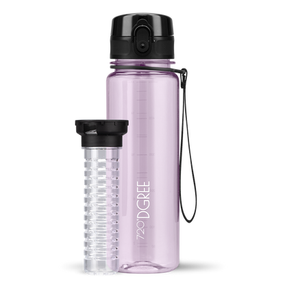 uberBottle Trinkflasche | crystalClear Fruchtbehälter