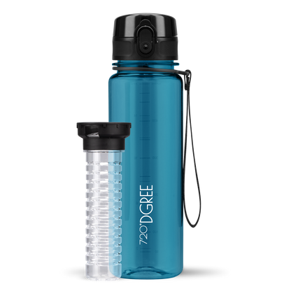 uberBottle Trinkflasche | crystalClear Fruchtbehälter