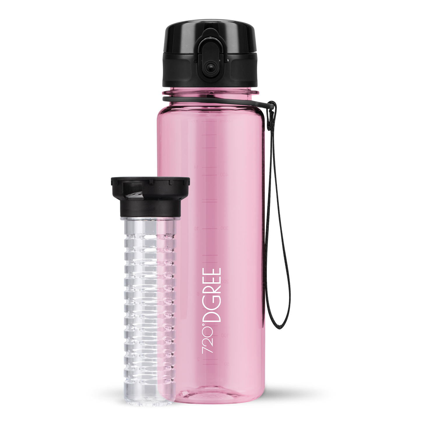 uberBottle Trinkflasche | crystalClear Fruchtbehälter