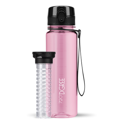 uberBottle Trinkflasche | crystalClear Fruchtbehälter