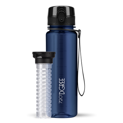 uberBottle Trinkflasche | crystalClear Fruchtbehälter