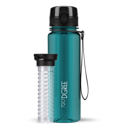 uberBottle Trinkflasche | crystalClear Fruchtbehälter