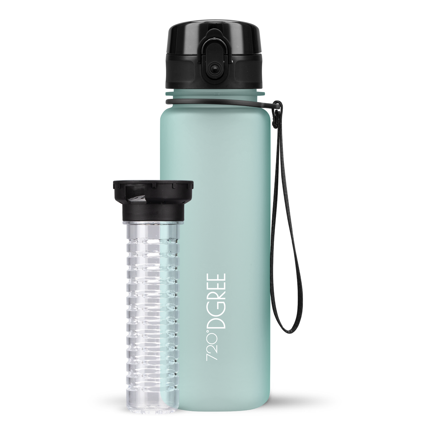 uberBottle Trinkflasche | softTouch Fruchtbehälter