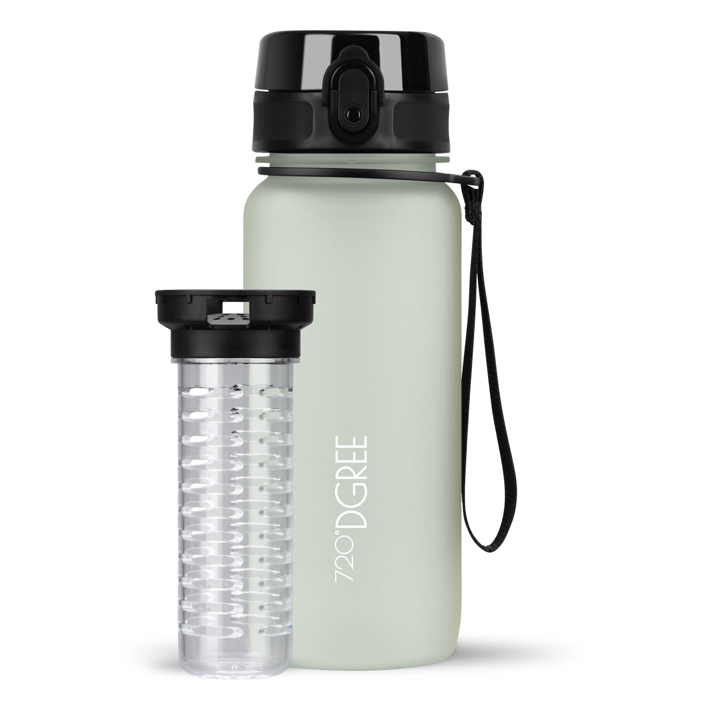 uberBottle Trinkflasche | softTouch Fruchtbehälter