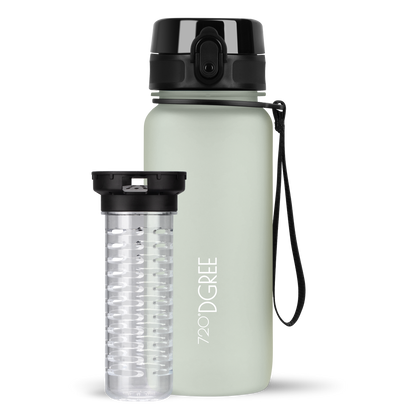 uberBottle Trinkflasche | softTouch Fruchtbehälter