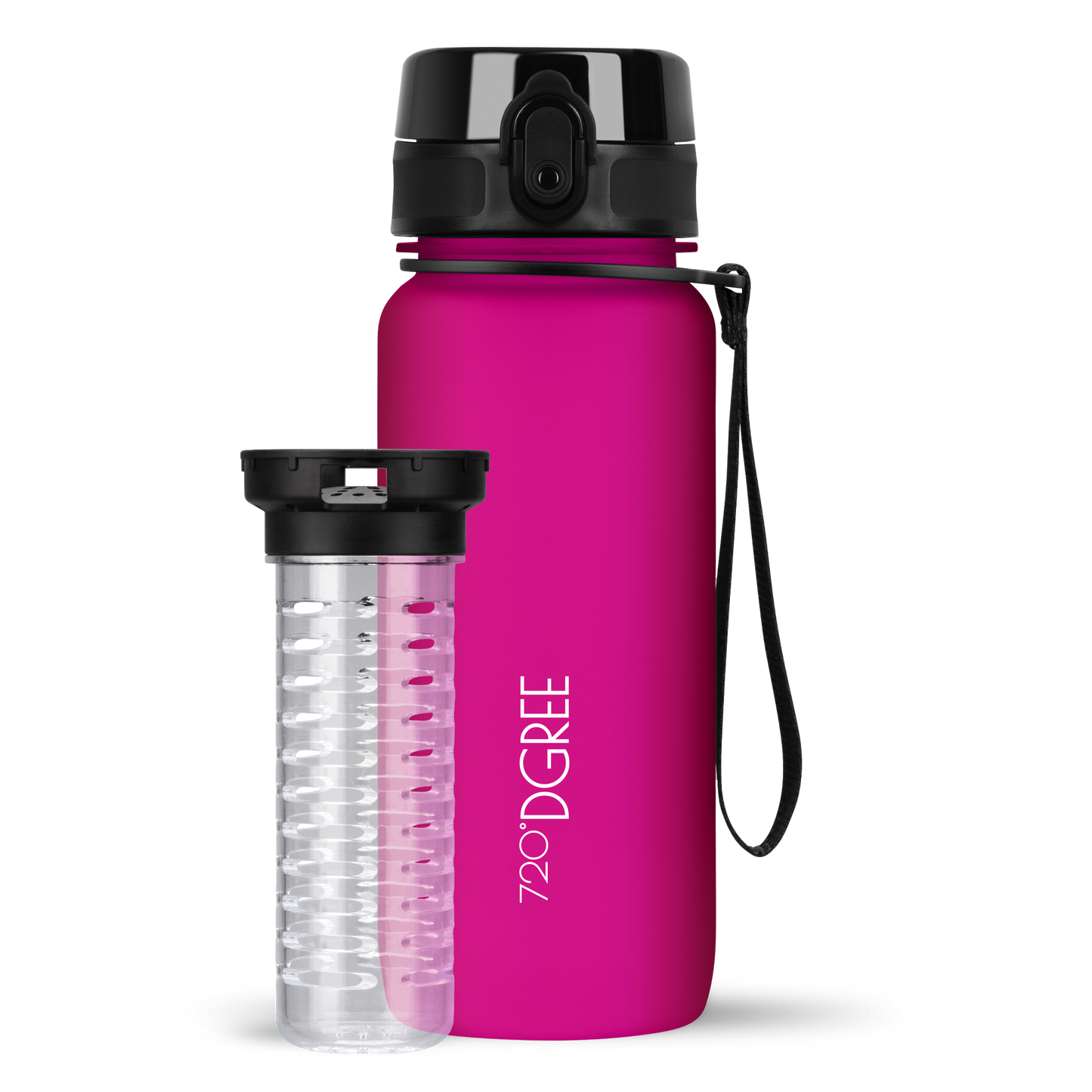 uberBottle Trinkflasche | softTouch Fruchtbehälter