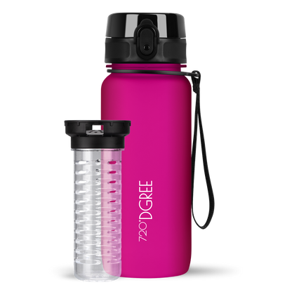uberBottle Trinkflasche | softTouch Fruchtbehälter