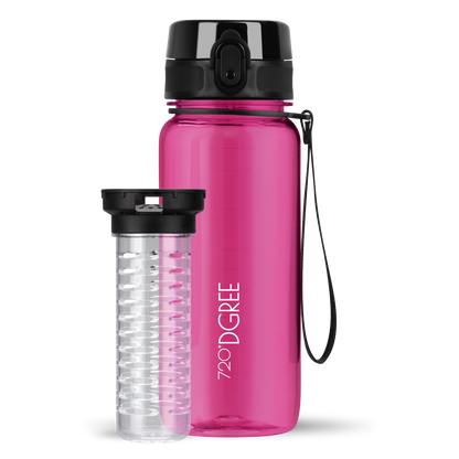 uberBottle Trinkflasche | crystalClear Fruchtbehälter