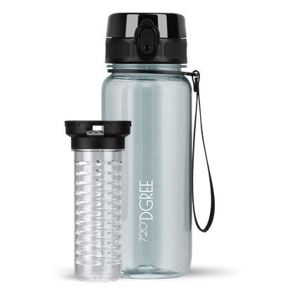 OUTLET uberBottle Trinkflasche | crystalClear Fruchtbehälter