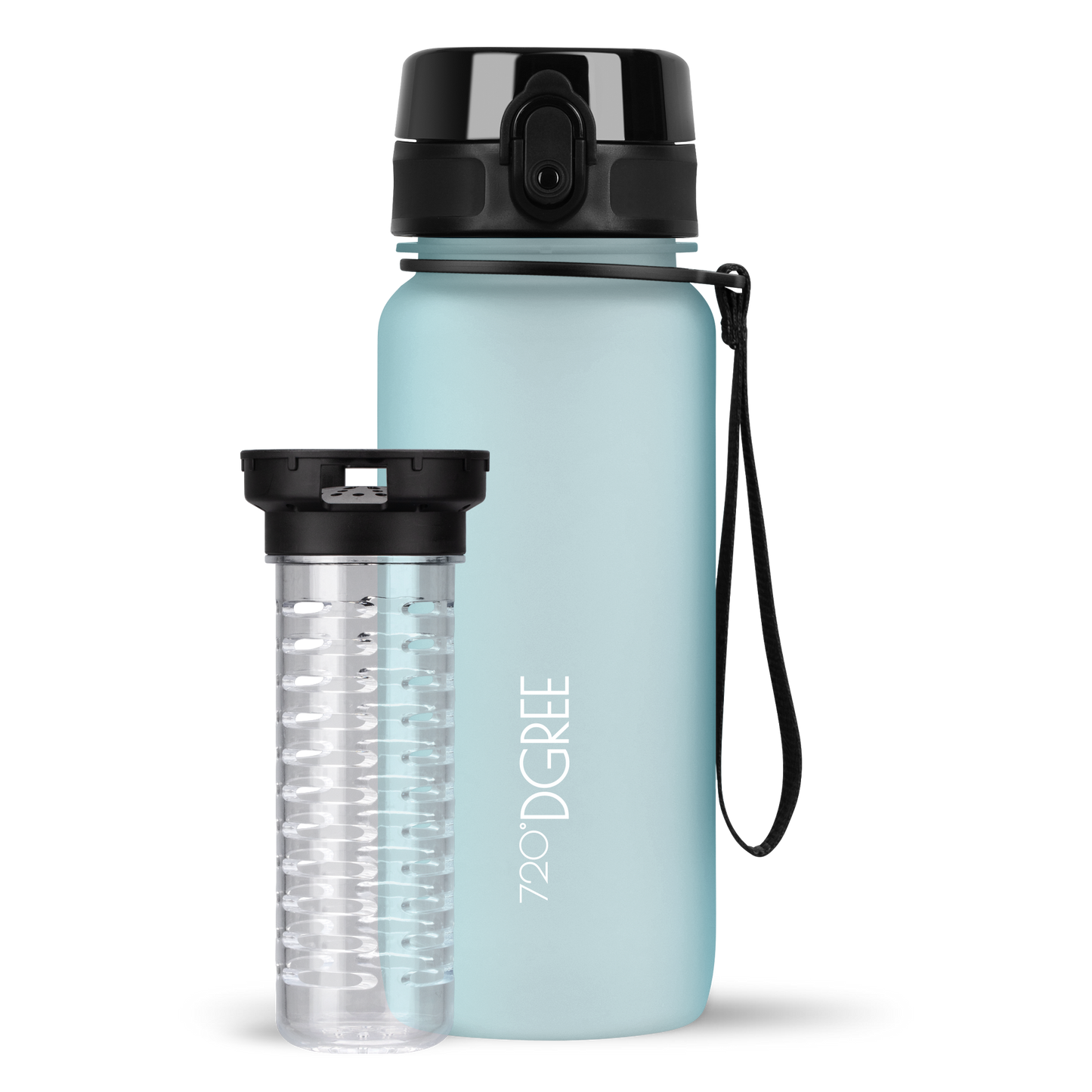 uberBottle Trinkflasche | softTouch Fruchtbehälter