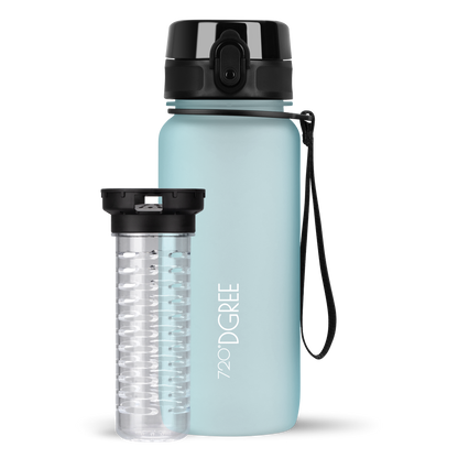 uberBottle Trinkflasche | softTouch Fruchtbehälter
