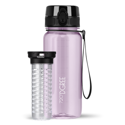 uberBottle Trinkflasche | crystalClear Fruchtbehälter