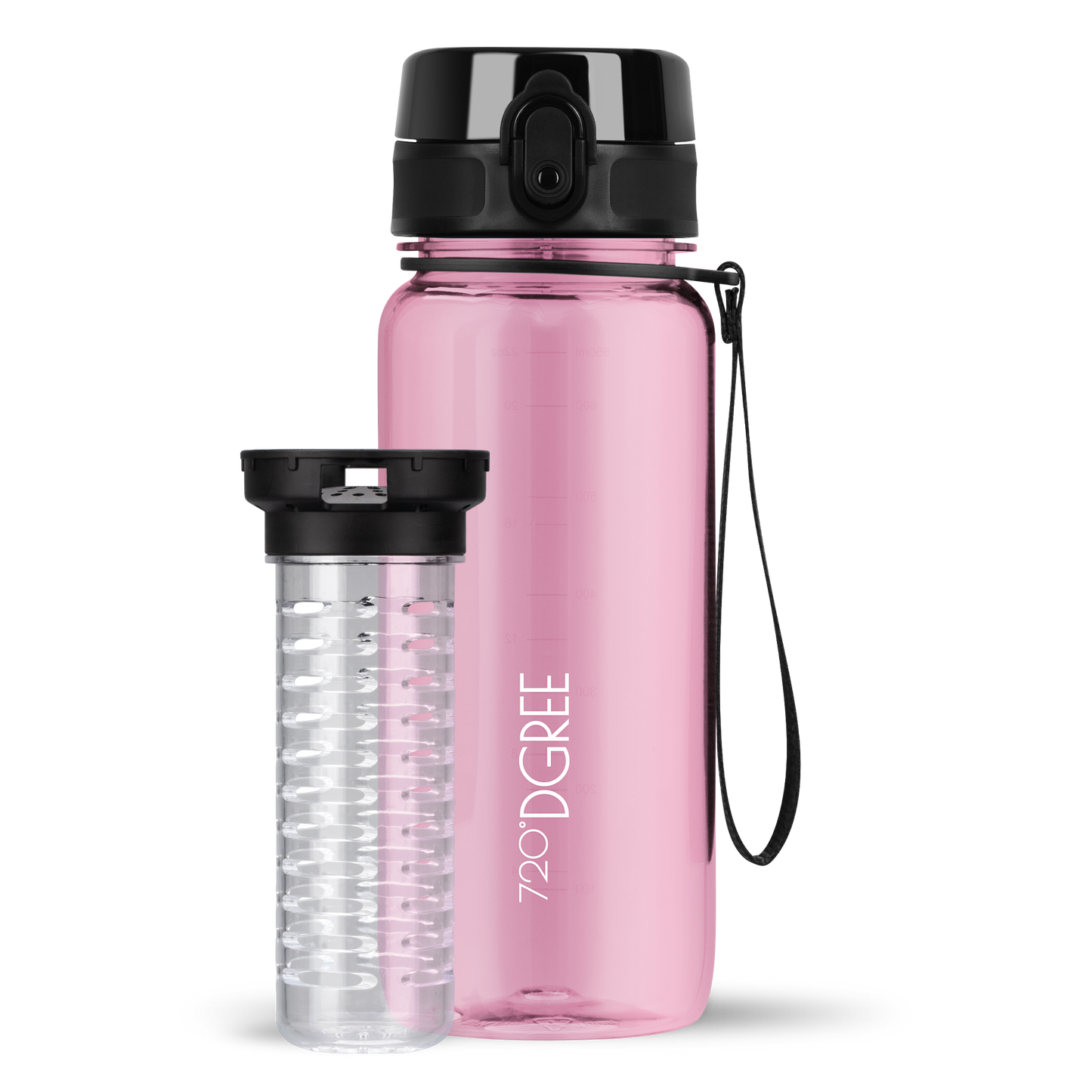 uberBottle Trinkflasche | crystalClear Fruchtbehälter